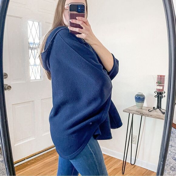 Patagonia Synchilla Fleece Poncho Blue XS/S - Picture 3 of 10